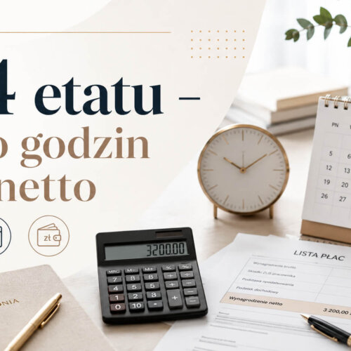 3/4 etatu – ile to godzin i ile netto? Wynagrodzenie, czas pracy i wady