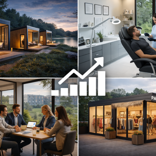 Dom modułowy, który na siebie zarabia – 5 pomysłów na dochodowy biznes