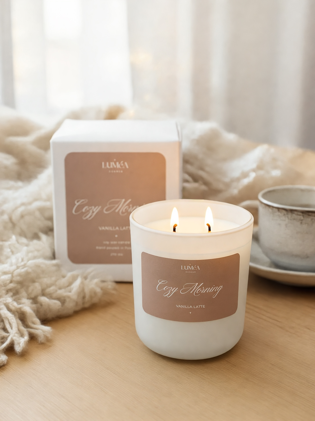 Świeca sojowa Cozy Morning – ciepły poranek, zapach i klimat domowego relaksu