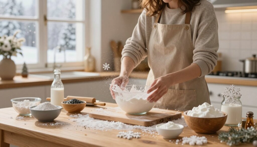 alternatywne przepisy na sztuczny śnieg