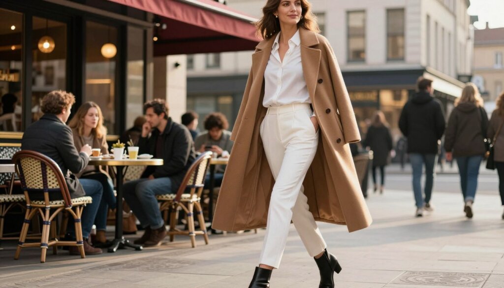 camelowy płaszcz stylizacje w praktyce
