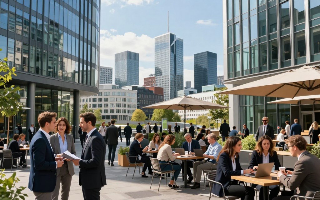 sektor usług dla biznesu miast