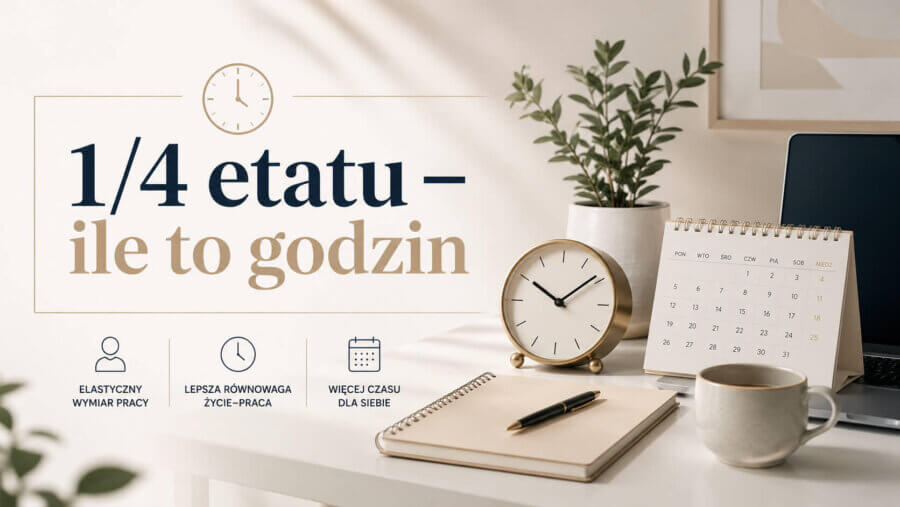 1/4 etatu – ile to godzin? Sprawdź, jak obliczyć swój czas pracy