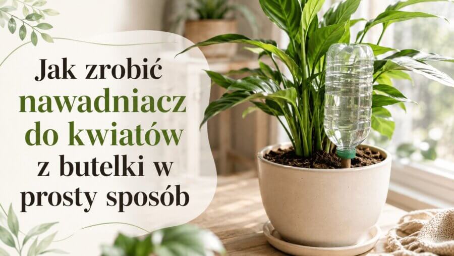 Jak zrobić nawadniacz do kwiatów z butelki w prosty sposób?